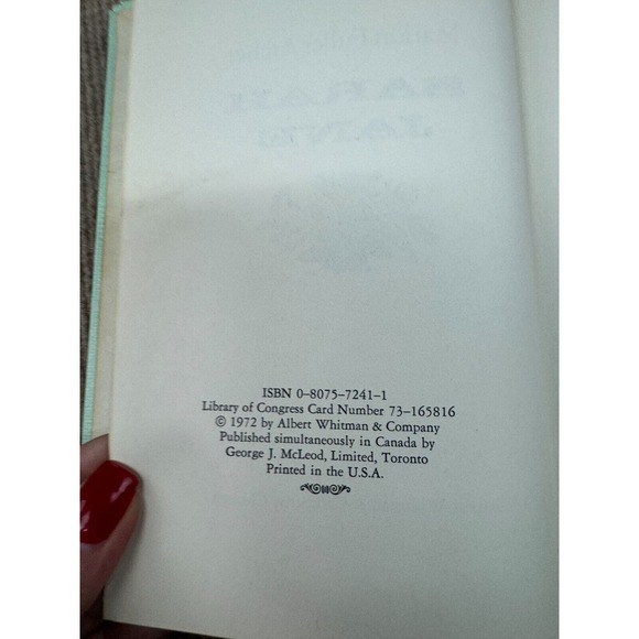 Vintage 1972 Sarah Jane by Marion Fuller Archer English Hardcover Book - Picture 6 of 9